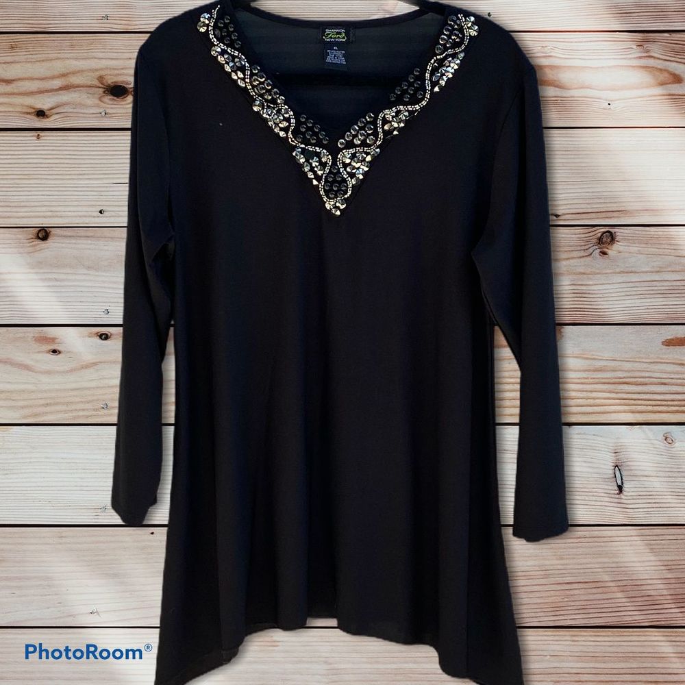 Shannon Ford New York XL Black Blouse